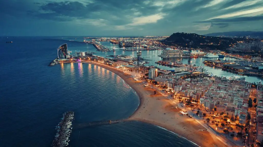 barcelona places to visit at night