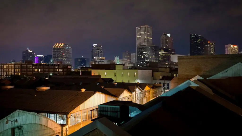 New Orleans at night