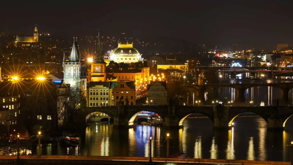 prague by night